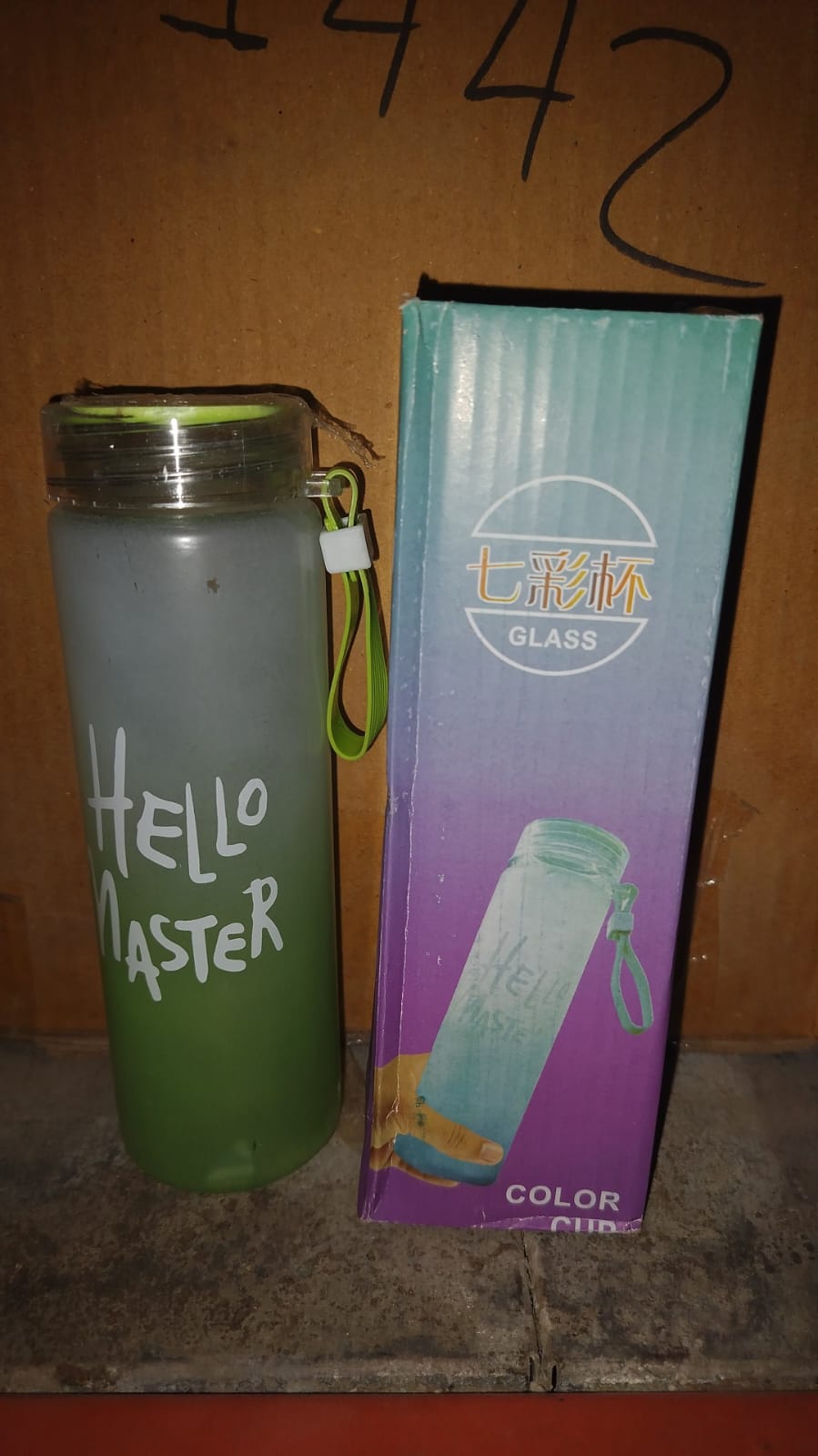 Motivational Glass Water Bottle Colorful potable Water Glass Bottle With Rubber Band, Daily Intake Hourly Water Bottle to Ensure You Drink Enough Water Throughout The Day Reusable Cycling Gym, Workout Fitness Bottle (350 ML)