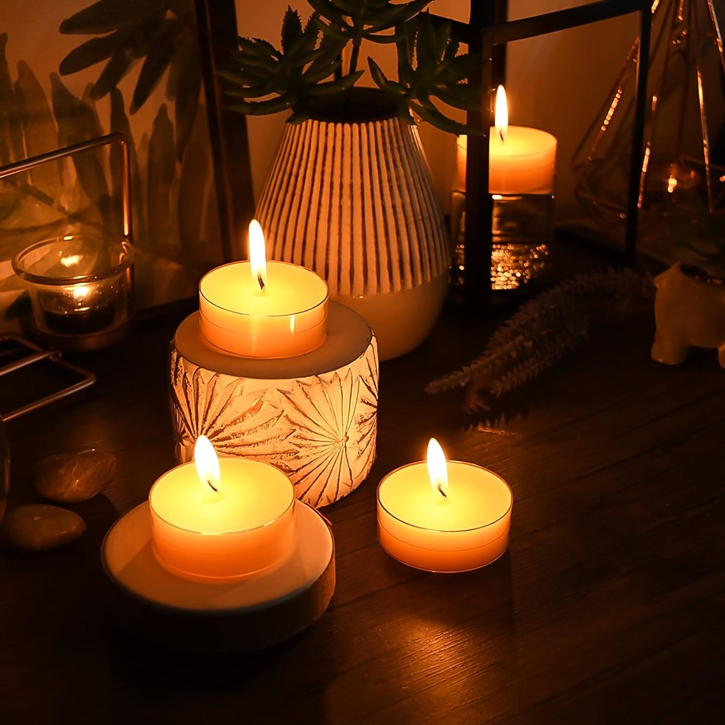 Tealight Diwali Candle – Smokeless, Long-Burning, Mix Color (1 Pc / Mix Color)