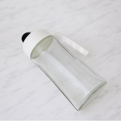Kitchen Glass Oil Bottle Dispenser Automatic Opening Closing Home Bottles For Oil And Vinegar Honey Olive Oil Container (630ml)