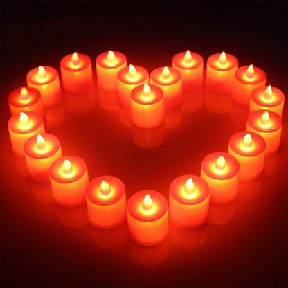 Electrical Candles Diya LED Tea Light (1 Pc / Red)