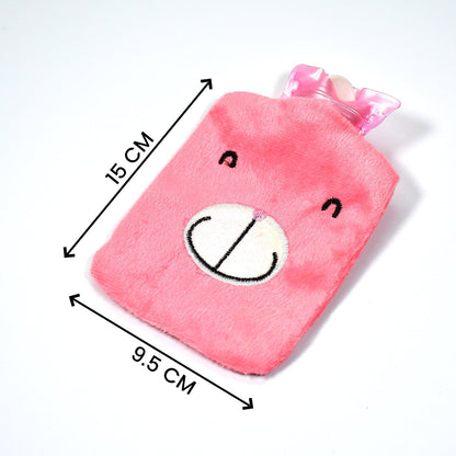 Pink Hot Water Bag with Cover – Relief for Neck, Shoulders & Cramps