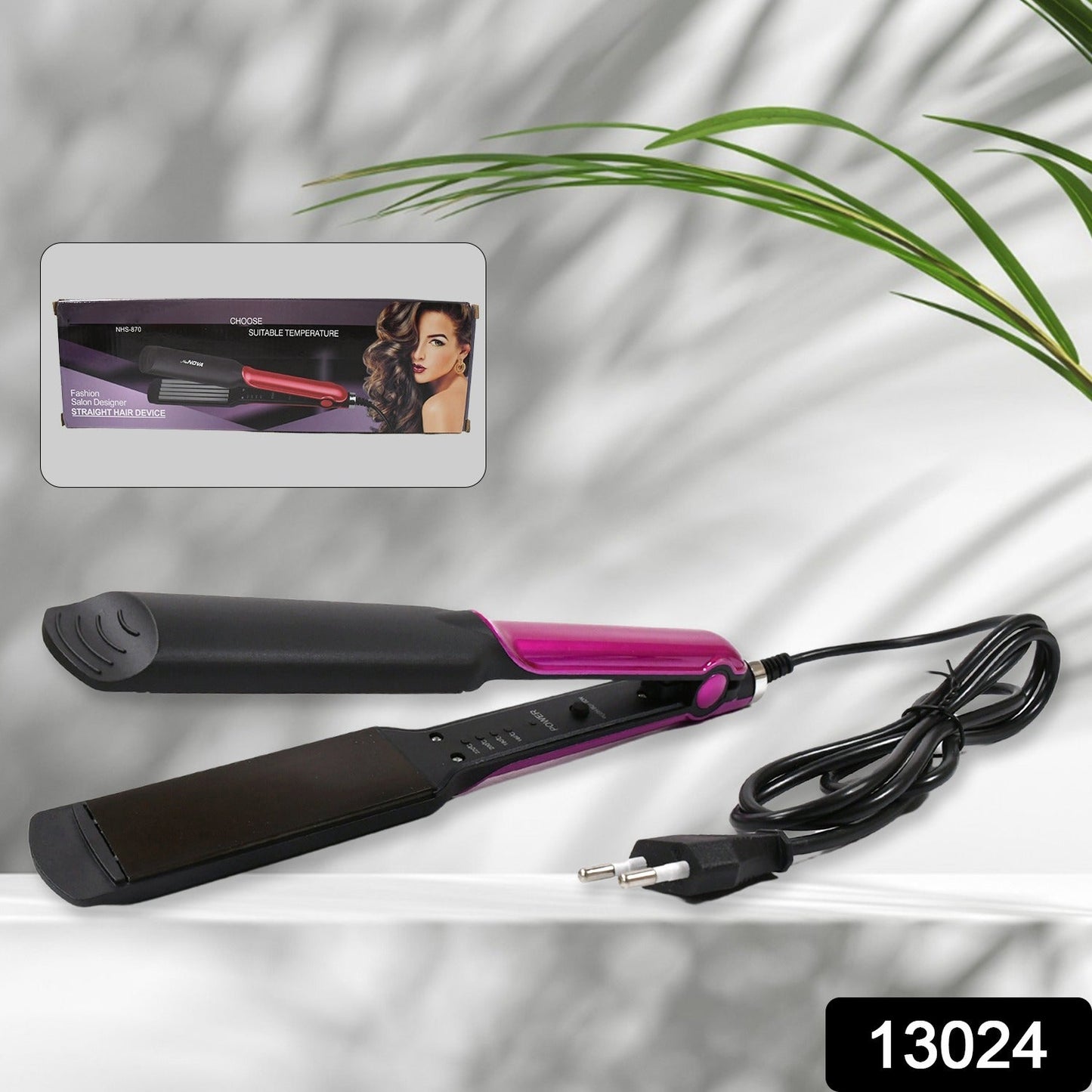 Portable Hair straight device Beauty and Personal Care Professional Women Temperature Control Professional Travel Hair Straighteners (1 Pc), Hair accessories