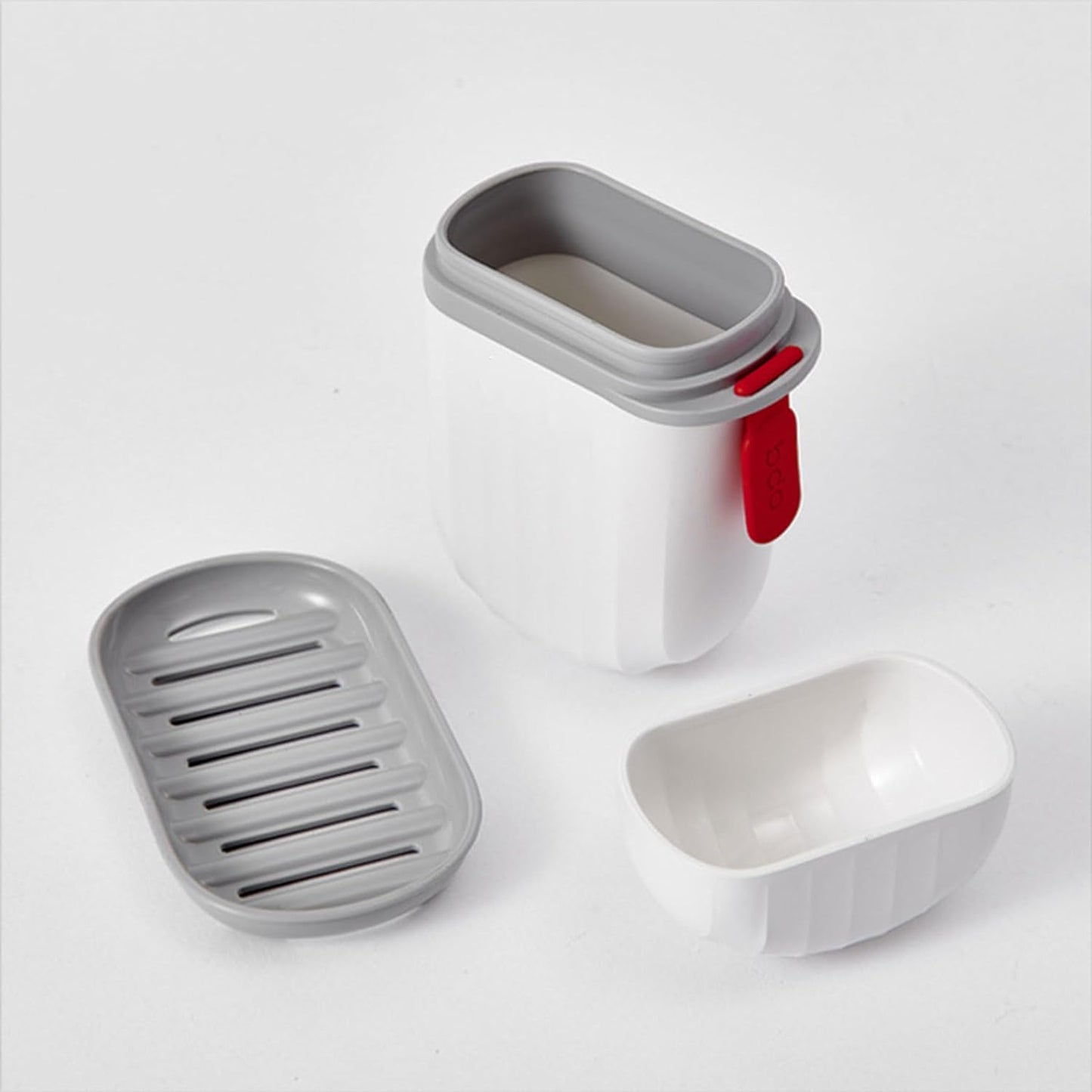 Stylish Soap Box with Secure Seal for Travel, Bathroom, Camping ,Sabudani (1 Pc)