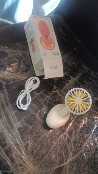 Mini USB Handheld Fan, Portable Rechargeable Mini Fan for Home, Office, Travel and Outdoor Use (1 Pc)