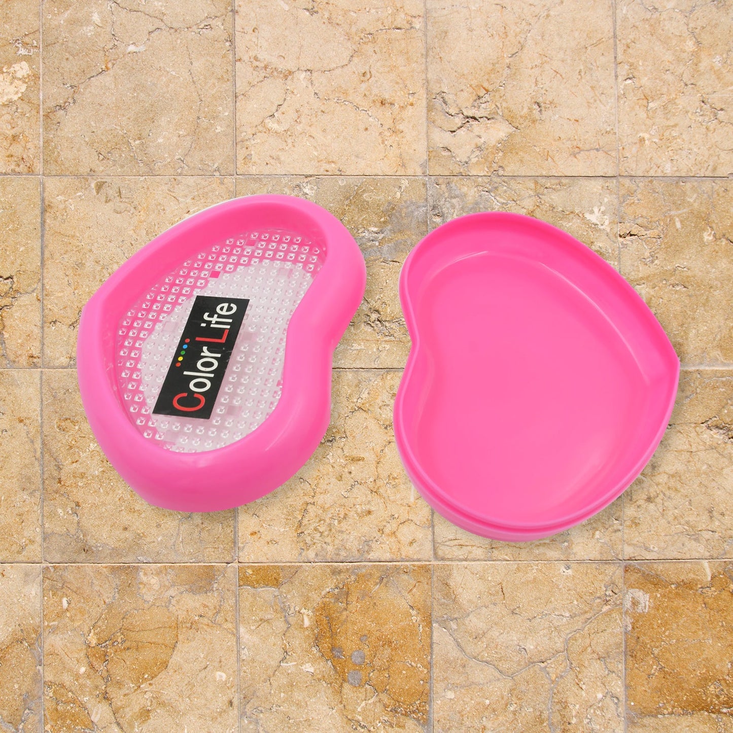 Bathroom Accessories Plastic Soap Case / Soap Dish / Soap Stand, Plastic Soap Case Soap Holder Soap Dish For Bathroom Kitchen Sink ,Sabudani (Oval / Heart Shape Soap case / 1 pc )
