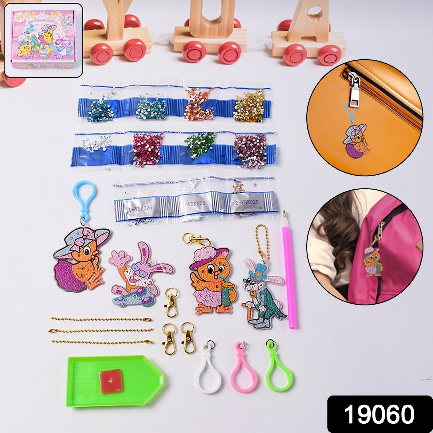 Paint-a-Pal Keychain Set