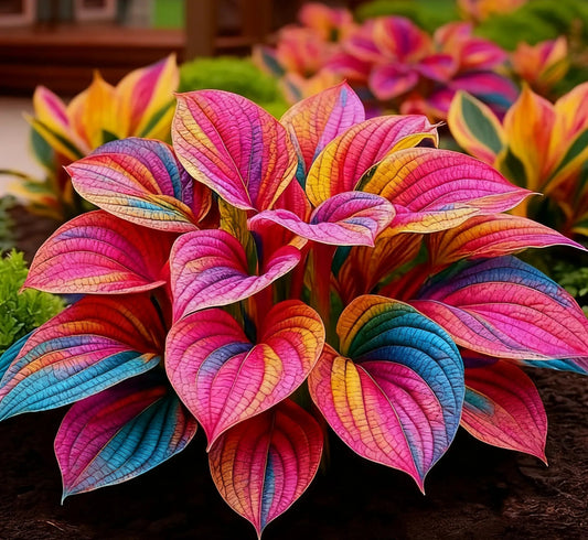 Multicolor Hosta Seeds + Plant Growth Serum Free